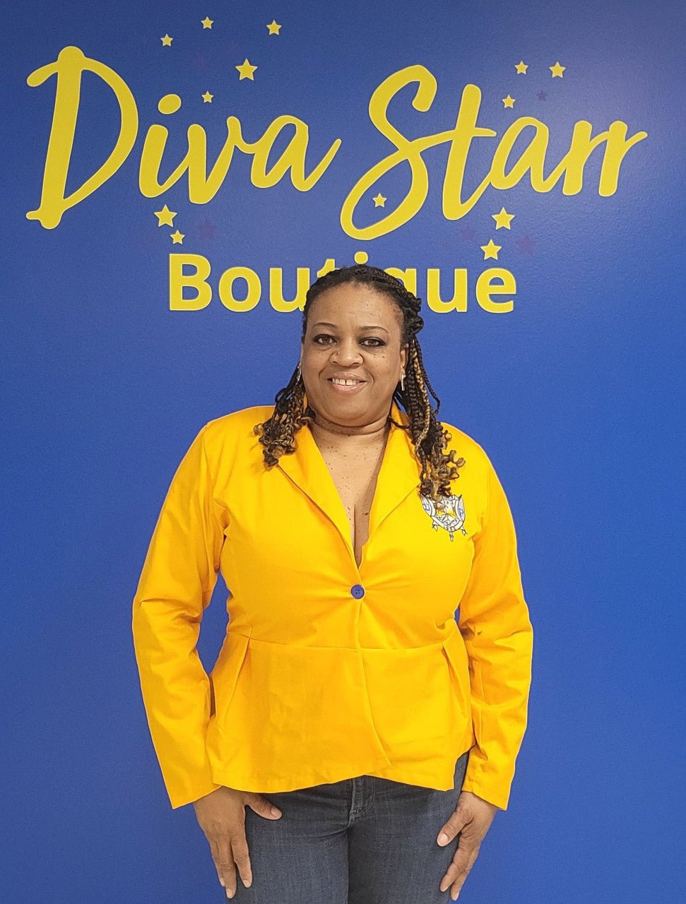 Sigma Gamma Rho Gold Shield Overcoat - Diva Starr Boutique