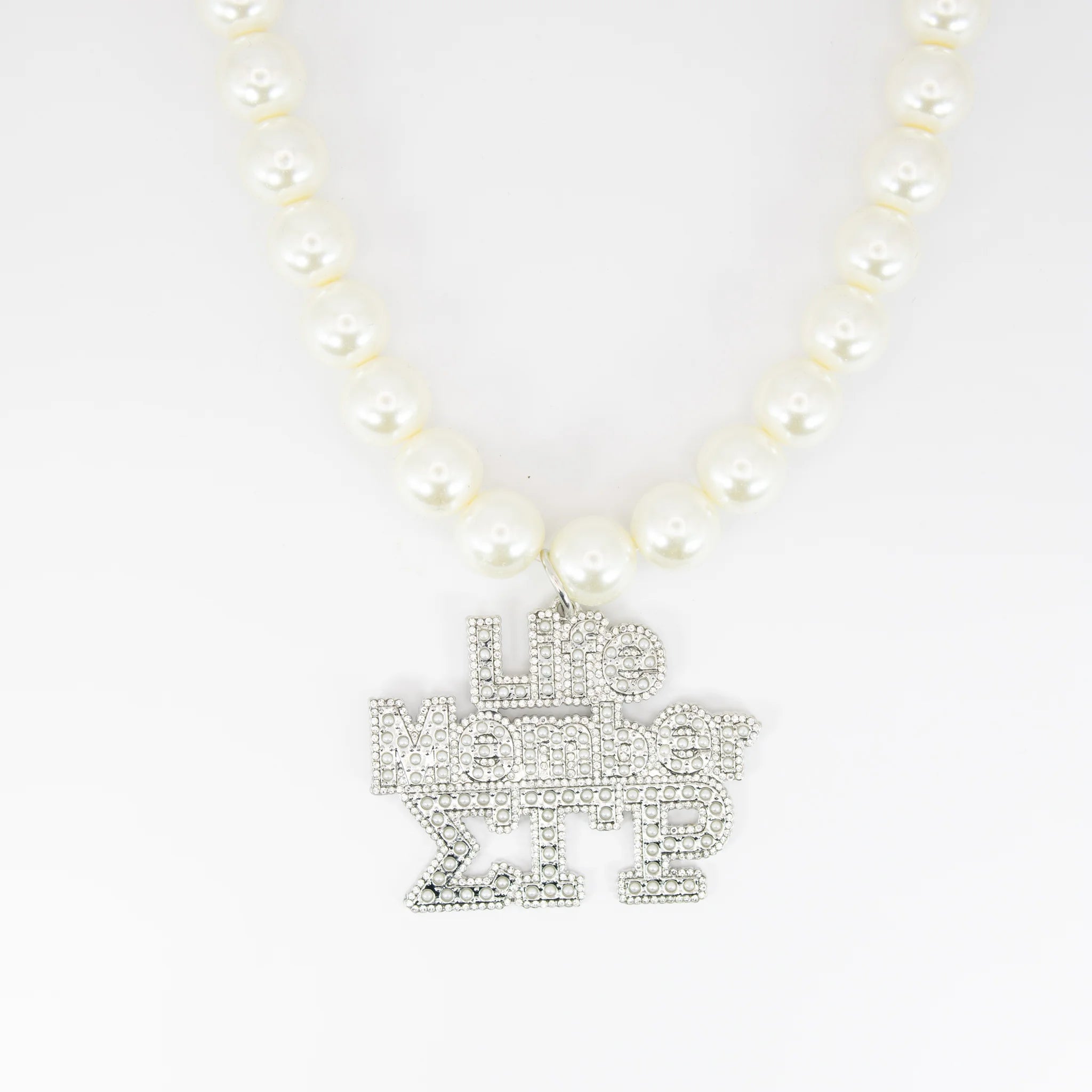 Sigma Gamma Rho Pearl Life Member Necklace - Diva Starr Boutique