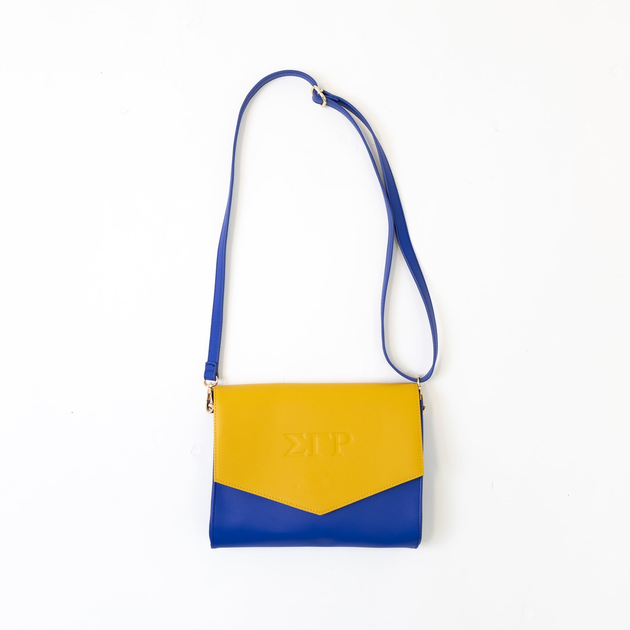 Sigma Gamma Rho Vegan Leather Clutch Pre - Order - Diva Starr Boutique