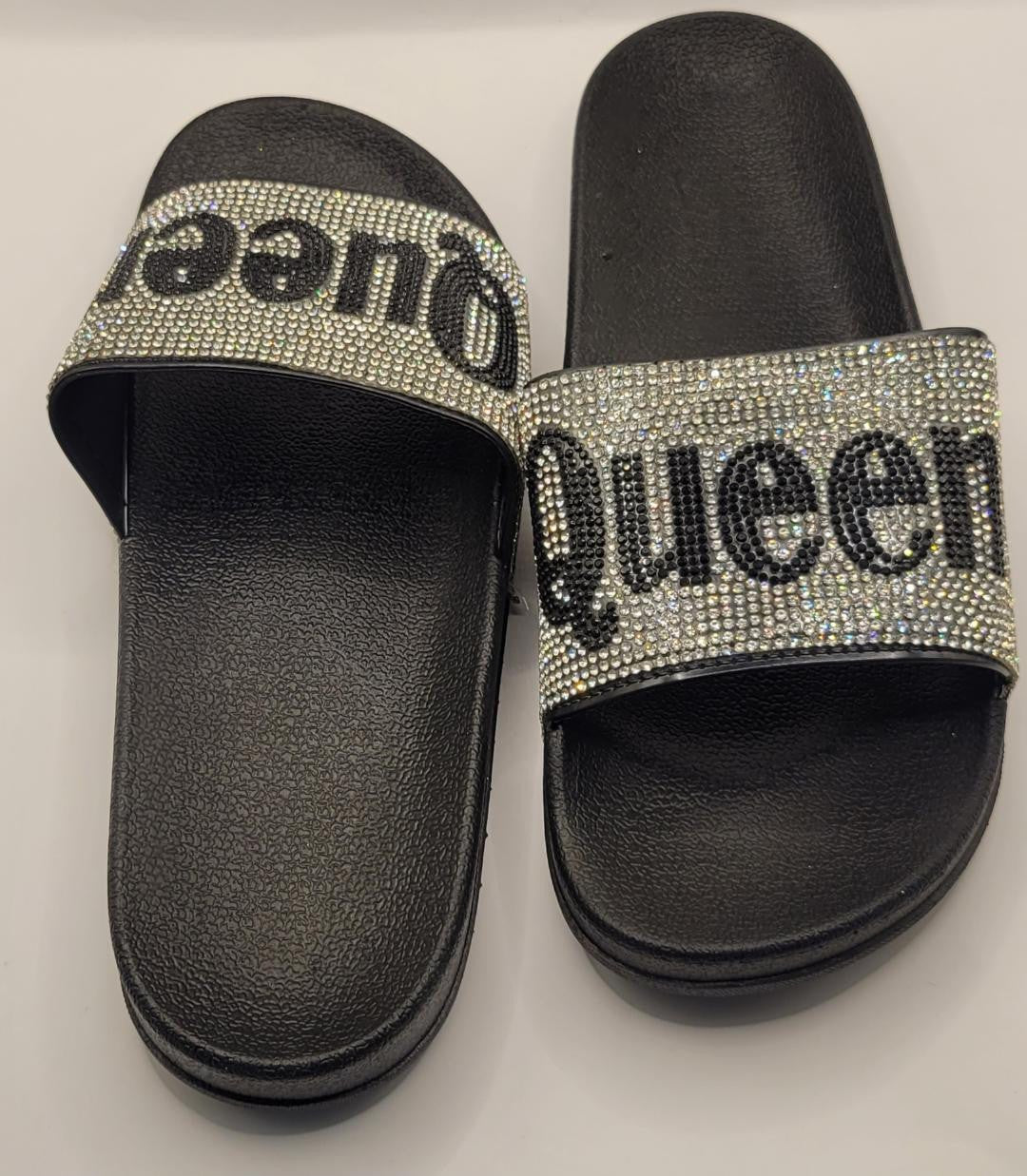 Silver Queen Slide - Diva Starr Boutique