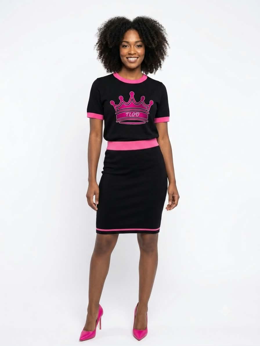 TLOD Crown Skirt Suit Pre-Order (Ships 10-3-26) - Diva Starr Boutique