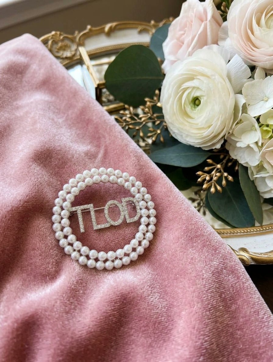 TLOD Double Pearl Circle Pin - Diva Starr Boutique