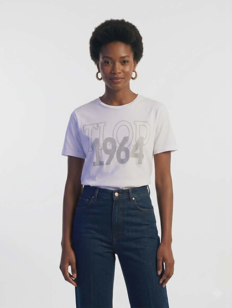 TLOD Glitter 1964 White Tee Unisex - Diva Starr Boutique