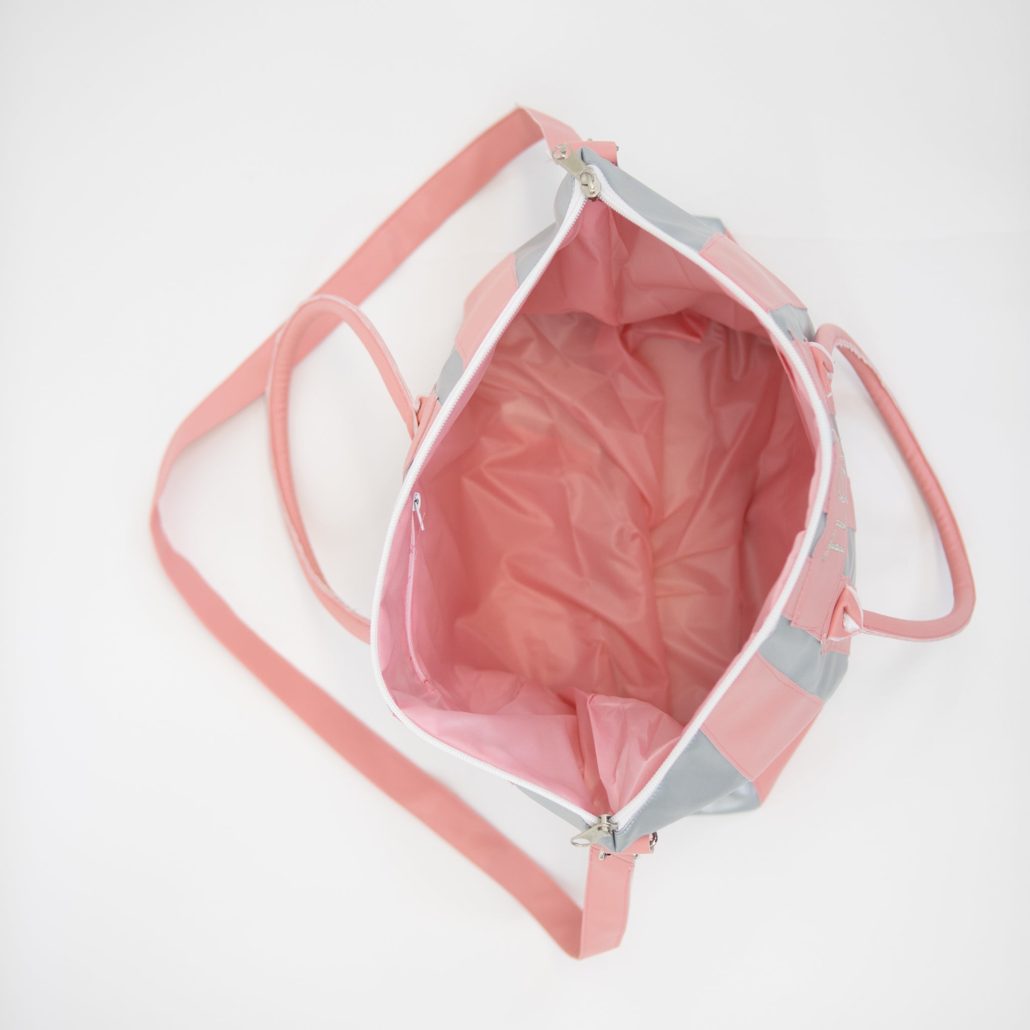 TLOD Pink & Silver Purse with strap - Diva Starr Boutique