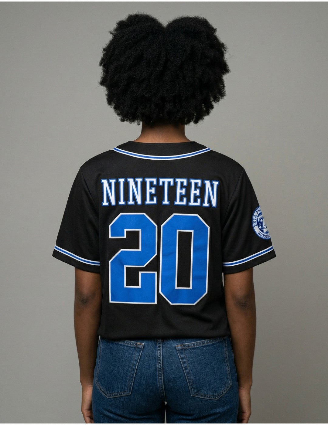 Zeta Baseball Jersey Black (Ships 4 - 13 - 26) - Diva Starr Boutique