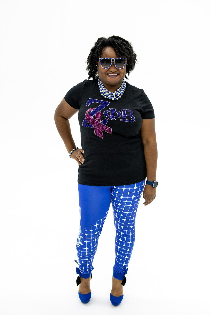 Zeta Phi Beta Breast Cancer T - Shirt - Diva Starr Boutique