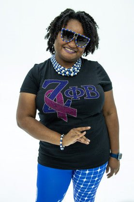 Zeta Phi Beta Breast Cancer T - Shirt - Diva Starr Boutique