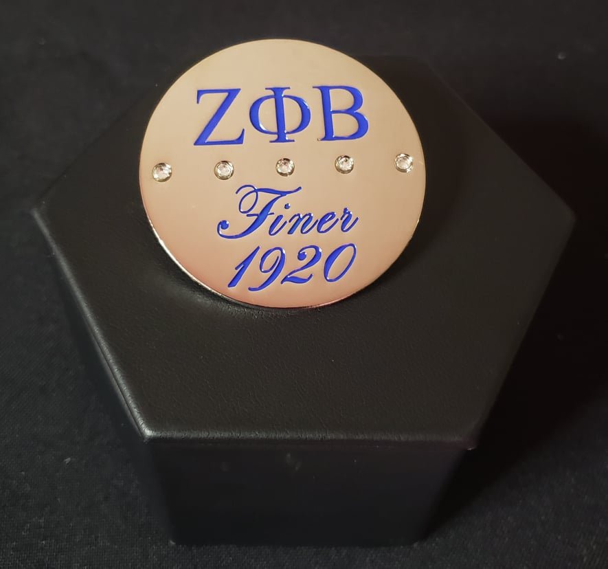 Zeta Phi Beta Circle Finer 1920 Pin - Diva Starr Boutique