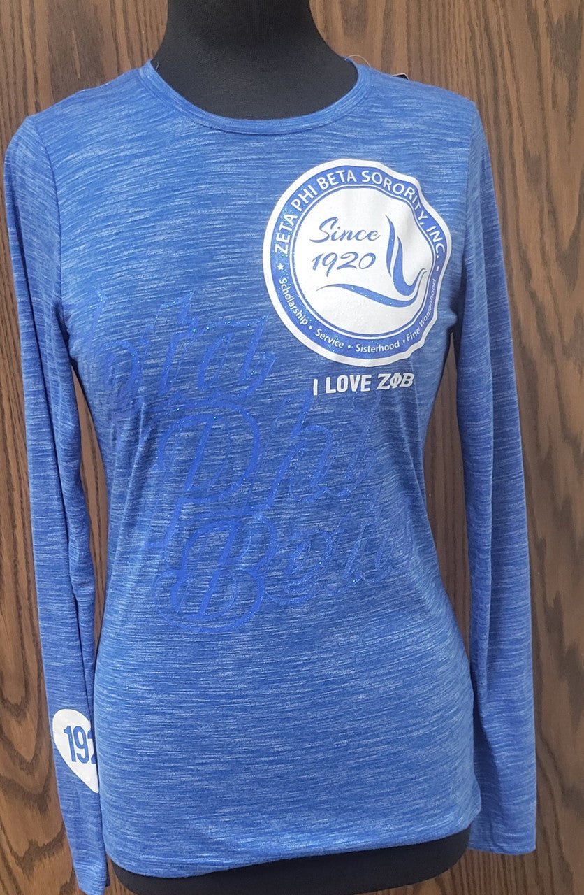 Zeta Phi Beta Comfy Longsleeve top - Diva Starr Boutique