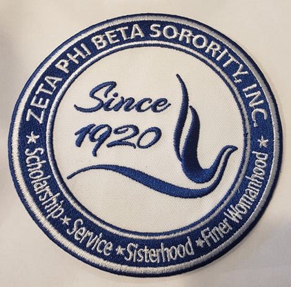 Zeta Phi Beta Dove Patch - Diva Starr Boutique