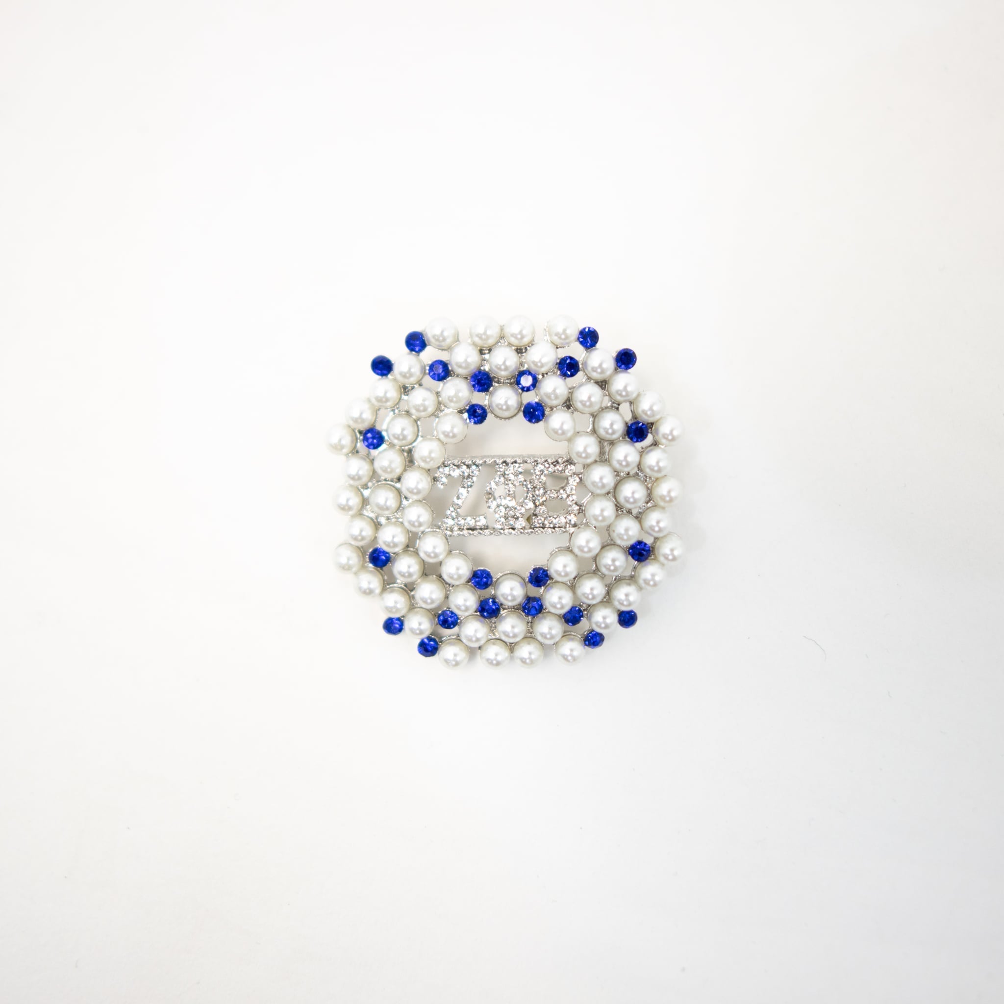 Zeta Phi Beta Pearl & Bling Pin - Diva Starr Boutique