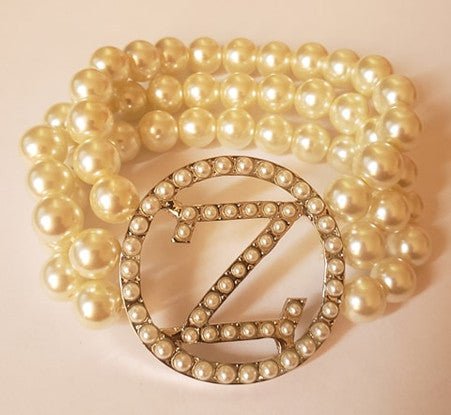 Zeta Phi Beta Pearl Bracelet - Diva Starr Boutique