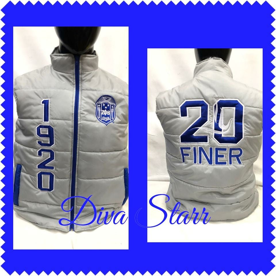 Zeta Phi Beta Vest - Diva Starr Boutique