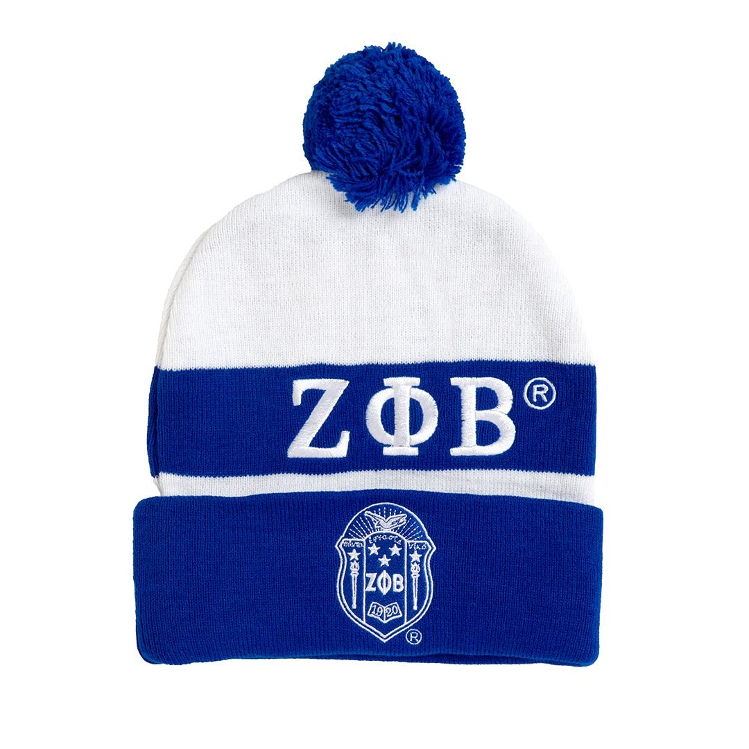 Zeta Phi Beta Winter Beanie - Diva Starr Boutique