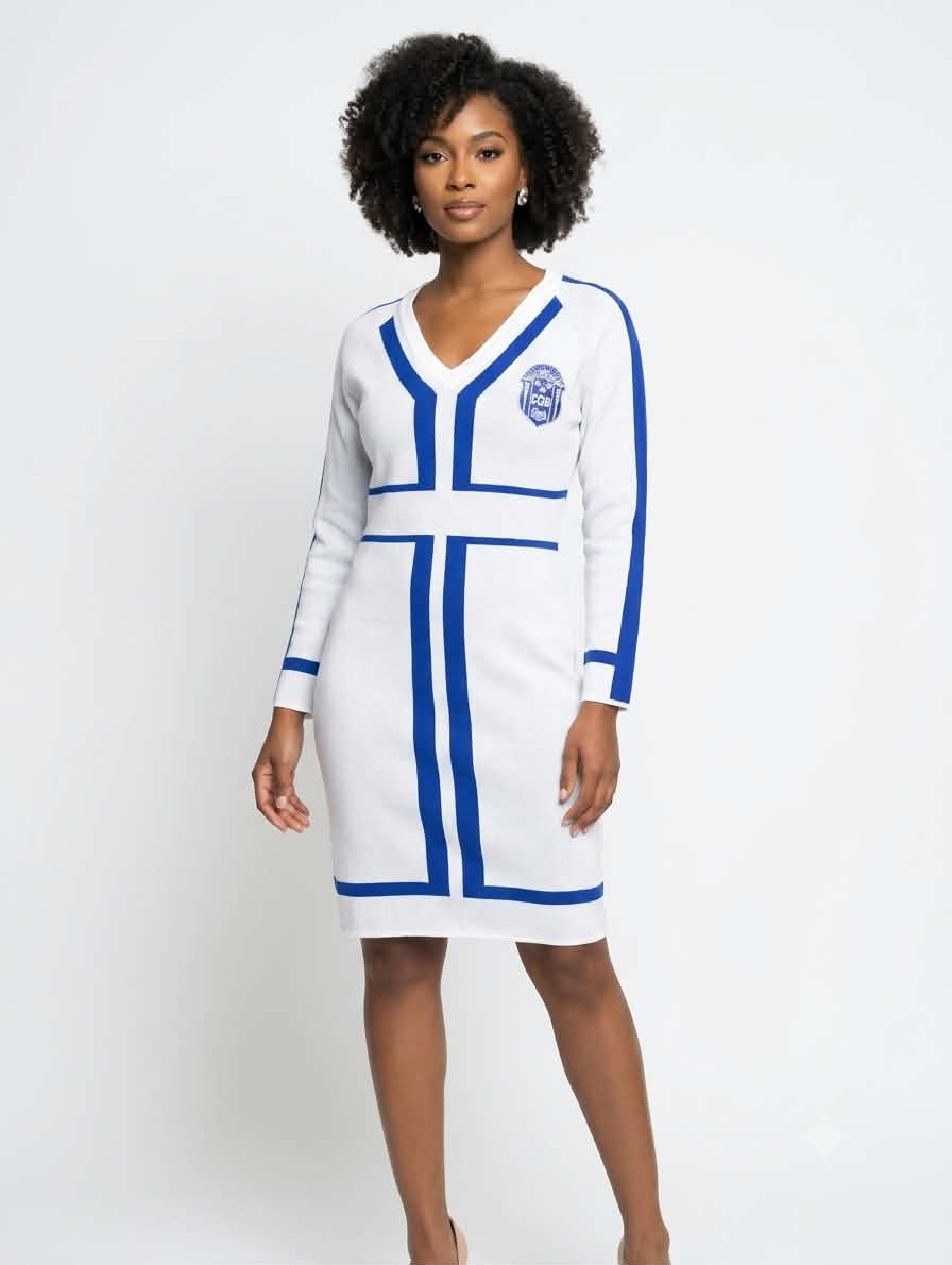 Zeta Shield Dress White - Diva Starr Boutique