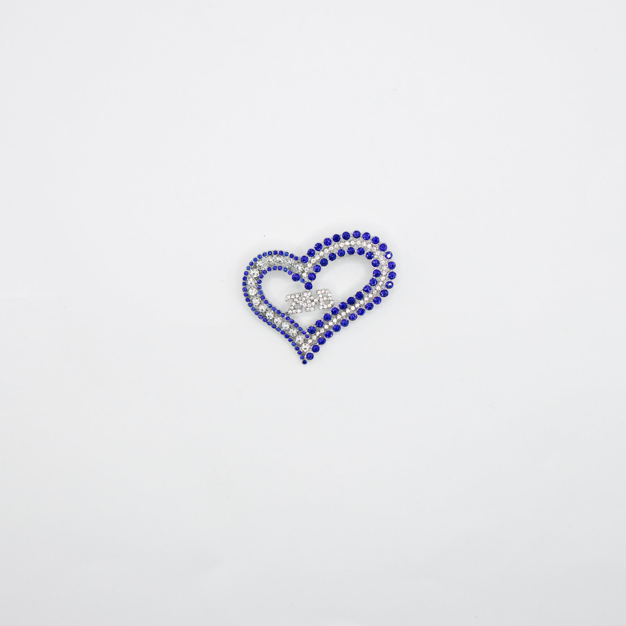 Zeta Triple Bling Heart Pin - Diva Starr Boutique