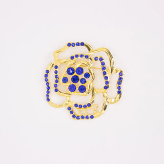 Blue & Gold Flower Pin Pins Sigma Gamma Rho   