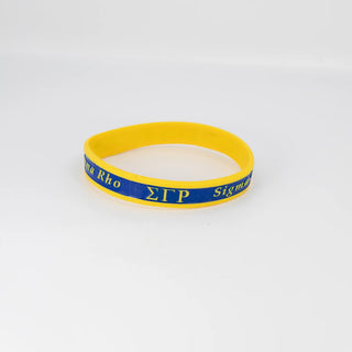 Sigma Gamma Rho Blue & Gold Wristband Wristbands Sigma Gamma Rho   