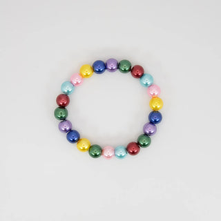 Multi Color Pearl Bracelet Bracelets Diva Starr   